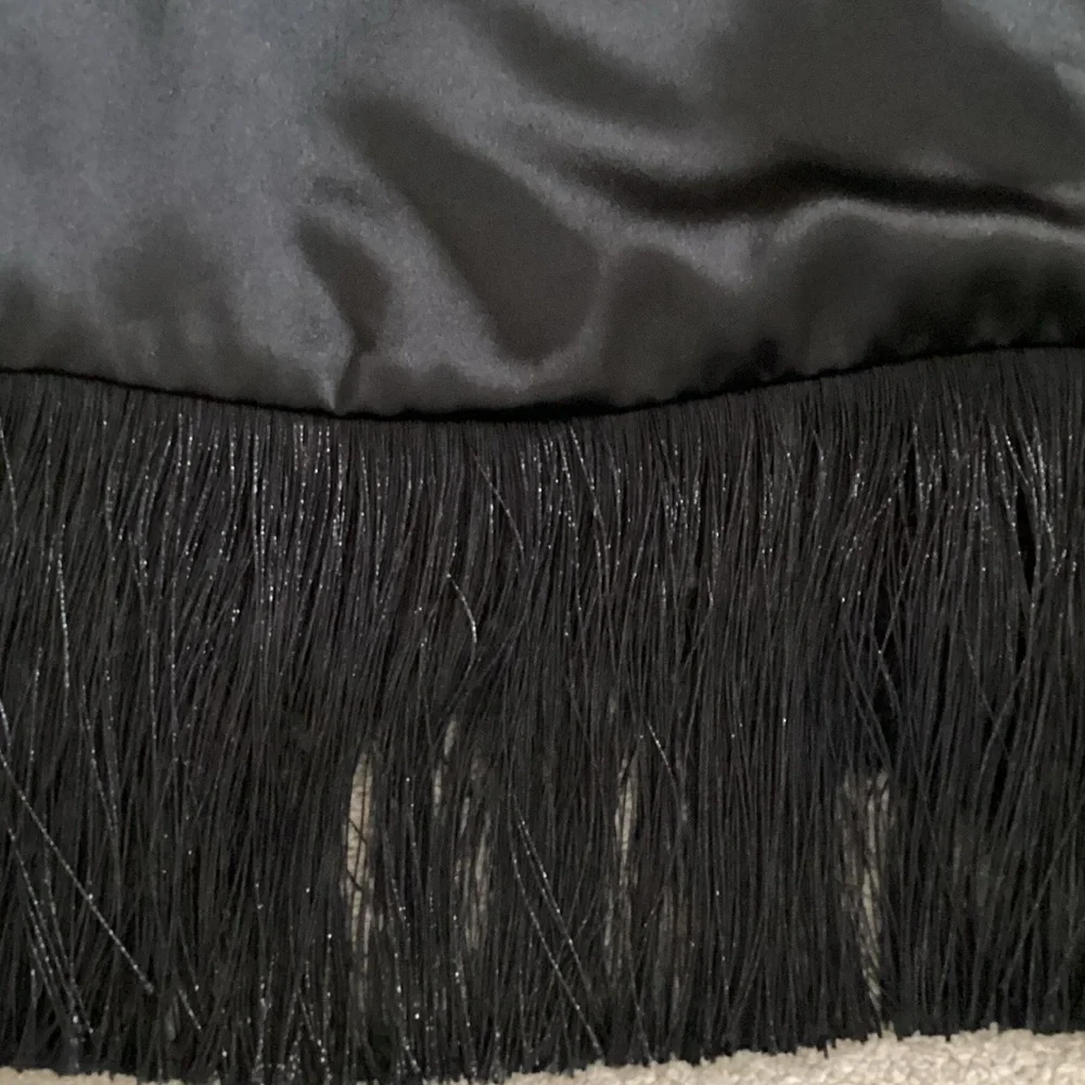 Bailey 44 Elegant Black Fringe Camisole - Picture 5 of 6